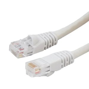 Wavenet 6E04UMWH-PC-05 CAT6 UTP Patch Cable with Molded Snagless Boots. 500MHz, 5', White