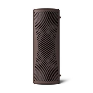 KEF MUOCB HiFi Bluetooth Speaker, IP67, Cocoa Brown