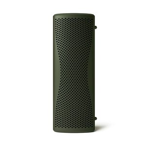 KEF MUOMG HiFi Bluetooth Speaker, IP67, Moss Green
