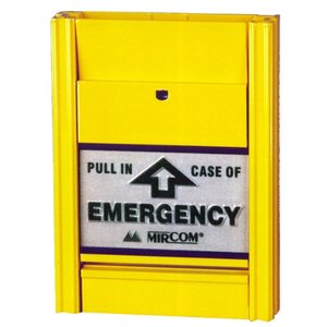 Secutron MS-404 Single‑Action Emergency Manual Pull Station, Yellow