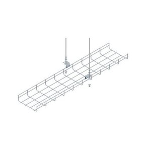 Cablofil ASBL Trapeze Hanging Clip, 4" x 6", Black Powder Coat Finish