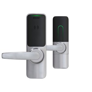 Schlage XE360-M-OF-D-SM-P6-NEP-619-09-666-K510-4 XE360 Series Wireless Mortise Lock, Neptune Lever, Deadbolt Function, Satin Nickel, Smart Bluetooth/NFC, 6-Pin Cylinder