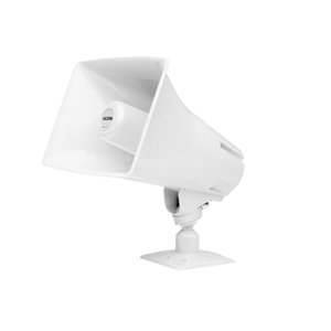 Valcom VIP-148AL-M IP High-Efficiency Marine Horn with Long Line Extender, Talkback, White