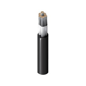 Belden 37102 010100 2AWG Rubber Lead Wire, Tinned Copper, EPDM Insulation, AWM 3340 AWM 3374, 100' Reel, Black