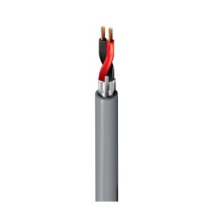 Belden 5300FE 0101000 18-2 Security and Commercial Audio Cable, Riser-CMR, Stranded Bare Copper Conductors with Polypropylene Insulation, 1000' Reel, Black