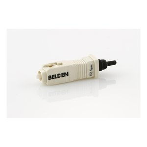 Belden AX105205-B25 FX Brilliance Universal SC Field Installable Connector, Multimode, OM1, Includes 900Mu Boot, Beige