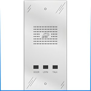 LEE DAN IR-425 5-Wire Oversized Apartment Intercom Station, Stainless Steel