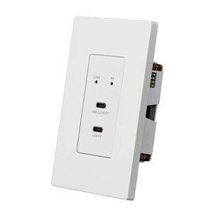 AVPro Edge AC-EXUSB-3-WP-KIT 100M USB 3.2 Gen 1 Wall Plate Extender Kit, White