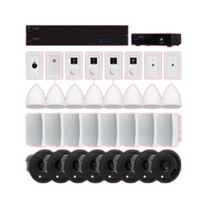 Episode EA-COM-EBMS-BND-L-WH Ensemble audio commercial Business Music Solution, grand, blanc