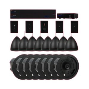 Episode EA-COM-EBMS-BND-M-BL Solution musicale d’affaires Ensemble audio commercial, moyen, noir