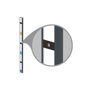 IDIS CCI2W37HS 2MP Height-Strip IP Camera, 3.7mm Fixed Pin-Hole Lens