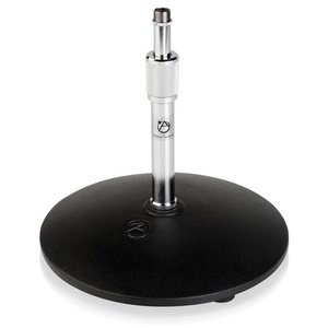 AtlasIED DMS7 Drum Miking Stand with Height Adjustment, 9"-12" Table to Top of Threads, Chrome