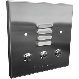 Alpha 2001SS Flush Mount Apartment Station, Stainless Steel