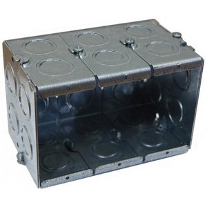Alpha BBF910 Flush Mount Back Box Housing, 18-Gauge, Cold Rolled Steel