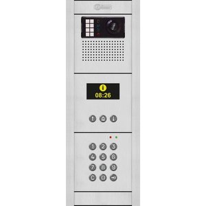 Alpha EPG2/DAS Digital Video Door Panel for G2+ System with Surface Box, Hood, Keypad Module, and Camera / Speaker / Microphone, Aluminum
