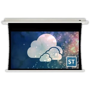 Severtson ST169135CW Spirit Series 135" In-Ceiling Electric Projection Screen, Tab Tension, Cinema White