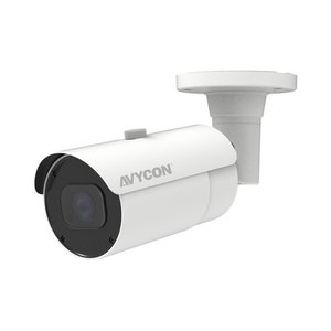AVYCON AVC-NKB81M50 8MP Long-Range LPR Bullet IP Camera, 5–50mm Varifocal Lens, IP67, White