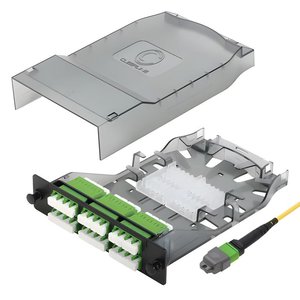 Cleerline CTG-MTLC24-SMA-AF HD MTP Elite 24-Fiber Cassette, SM(OS2), 1x24F MTP Male to 24 Quad LC/APC, Type AF
