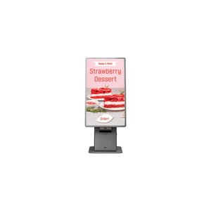 LG Pro 27KC3P-M 27" KC3P Series FHD In-Cell Touch Self-Service Kiosk Display with USB-C and Windows OS, Silver