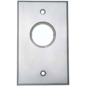 Camden CM-1100-7624 Flush Mount Key Switch SPST Momentary Normally Open with 24V Bi-Color LED, Brushed Aluminum