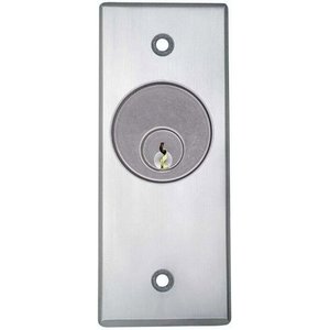 Camden CM-2092 CM-2000 Series Flush Mount Key Switch, (2) DPDT Maintained, Narrow Faceplate