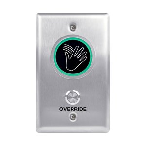 Camden CM-241M/40W ValueWave+ Double Gang Microwave Hands-Free Touchless Switch, Manual Switch Override, Blank Faceplate, CM-53 Compatible