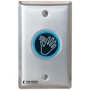 Camden CM-242/40 ValueWave+ Single-Gang Microwave Hands-Free Touchless Switch, Blank Faceplate, CM-34BL Compatible