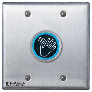 Camden CM-242/40W ValueWave+ Double-Gang Microwave Hands-Free Touchless Switch, Blank Faceplate, CM-34BL Compatible