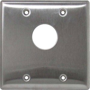 Camden CM-3290-7212-60KA CM-3200 Series Mortise Cylinder Mounted in Key Switch, (1) DPDT Maintained, Red and Green 12V LEDs Mounted on Faceplate, 1-1/8", Solid Brass, Chrome