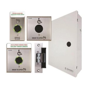 Camden CX-WC16-PSFE CX-WC Series Touchless Switch Restroom Control Kit with Power Supply and Electric Strike