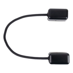 Camden CM-PT250AL-18-BK Power Transfer Cable 1/4" Diameter with Aluminum End Caps, 18", Black