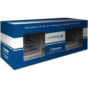 Camden CM-RFL25204-SD Lazerpoint RF 915MHz Wireless Vestibule Switch Kit, Dual Relay Receiver Included