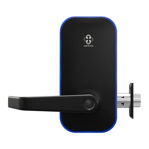 Centrios CEB100-AU-BSP-LC-CE234S-497 Cylindrical Lock, Less Cylinder, Augusta Lever, 2 3/4" Backset, Black Suede