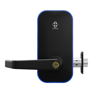 Centrios CEB100-AU-BSP-SC-CE234S-497-KR Cylindrical Lock, Schlage Keyway, Augusta Lever, 2 3/4" Backset, Black Suede