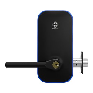 Centrios CEB100-TB-BSP-SC-CE234S-497-KR Cylindrical Lock, Schlage Keyway, Taylor Bay Lever, 2 3/4" Backset, Black Suede