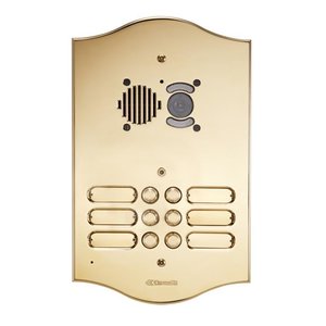 Comelit 3208/2/RI Roma Series Audio/Video Entrance Panel for IKALL Unit, 8 Buttons