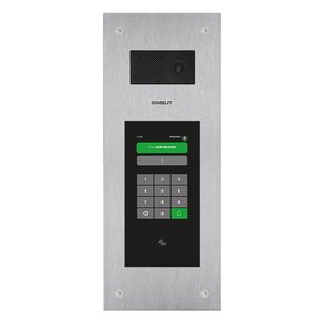 Comelit IX8090 Steeltouch Video Entrance Panel, 5 ViP, Flush Mount