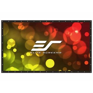 Elite Screens DIY160H1 160" DIY Pro Series Tensioned Matte Projector Screen, CineWhite