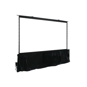 Elite Screens QS145HT QuickStand 5‑Second 145" 16:9 Floor‑Rising Projection Screen, CineWhite