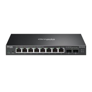 TP-Link ES210X-M2 Omada 8‑Port 2.5GBASE‑T Easy Managed Switch with 2x 10GE SFP+ Slots, Fanless