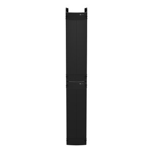 Siemon VCM1A-12S-1-45 Value Vertical Cable Manager, Single Sided, 6" Fingers, 12" Width, 45U / 7', Door, Black