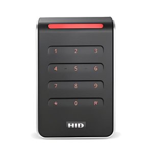 HID 40KHTKS-03-00052G Signo 40K PIV Reader, Terminal Connection, Custom Credential Profile, Black / Silver