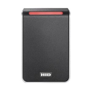 HID 40NKS-01-00142A Signo 40 Contactless Smartcard Reader, Pigtail, Black / Silver