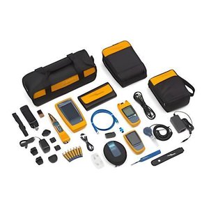 Fluke LIQ-KIT-FQM-100MIC Fiber Optic Inspection Cleaning Kit, 100 Micron