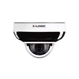 3xLOGIC VX-5M28-MD-IAW-02-X VISIX 5MP Indoor / Outdoor Vandal Proof Mini-Dome Camera with Separate IR Band and True WDR, 2.8mm Fixed Lens, Includes Edge-Based Deep Learning Analytics