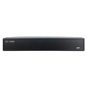 Inaxsys INS4414KN4T STORM Series 4-Channel Compact 1U 4K NVR with 4-PoE Ports, 4TB