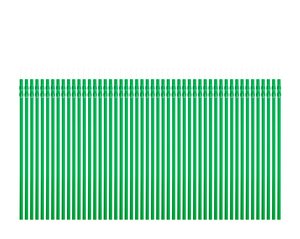 Jonard Tools CLS-125/50 Cleaning Sticks for Fiber Optic Connectors, 1.25 mm, Box of 50, Green