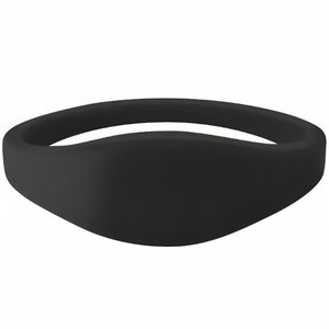 Brady ID UBAND-BLK-PRX-26-M 7" Medium Silicone Wristbanc, Black