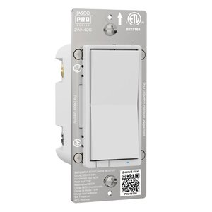 Jasco 76596 Pro Series Z-Wave Plus In-Wall Smart Switch, 800 Series, White
