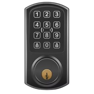 ProdataKey RLDBPKB Red Wireless Deadbolt Lock with Keypad, Bluetooth and Prox, Black